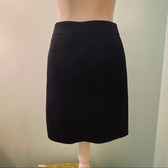 Ann Taylor Factory Side Button  Trim A-Line Skirt - Picture 5 of 6